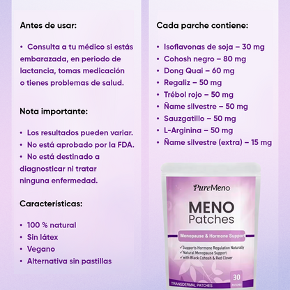 Parches MenoPatches de PureMeno